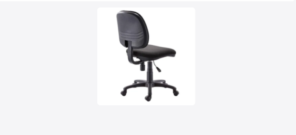 Cadeira Fabric High 1 Nível Desmontada Preta 1